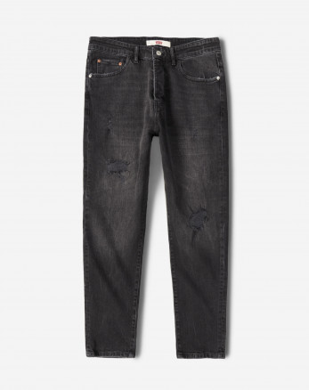 خرید و قیمت شلوار جین ساده بوی فرند ذغالی 22424618