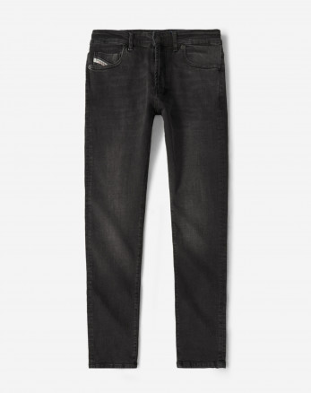 خرید و قیمت شلوار جین ساده اسلیم مردانه ذغالی 22311310