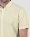 پیراهن مردانه ساده لیمویی شیک18222102