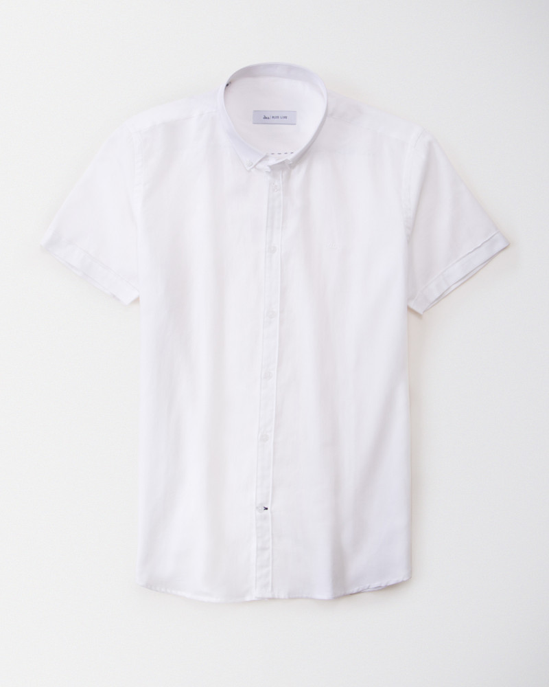 پیراهن ساده سفید 18222102