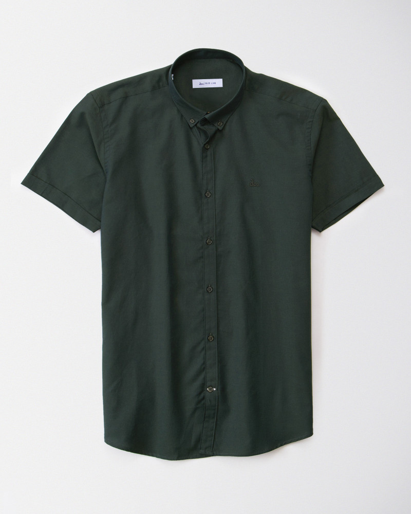 پیراهن ساده سبز یشمی  18222102