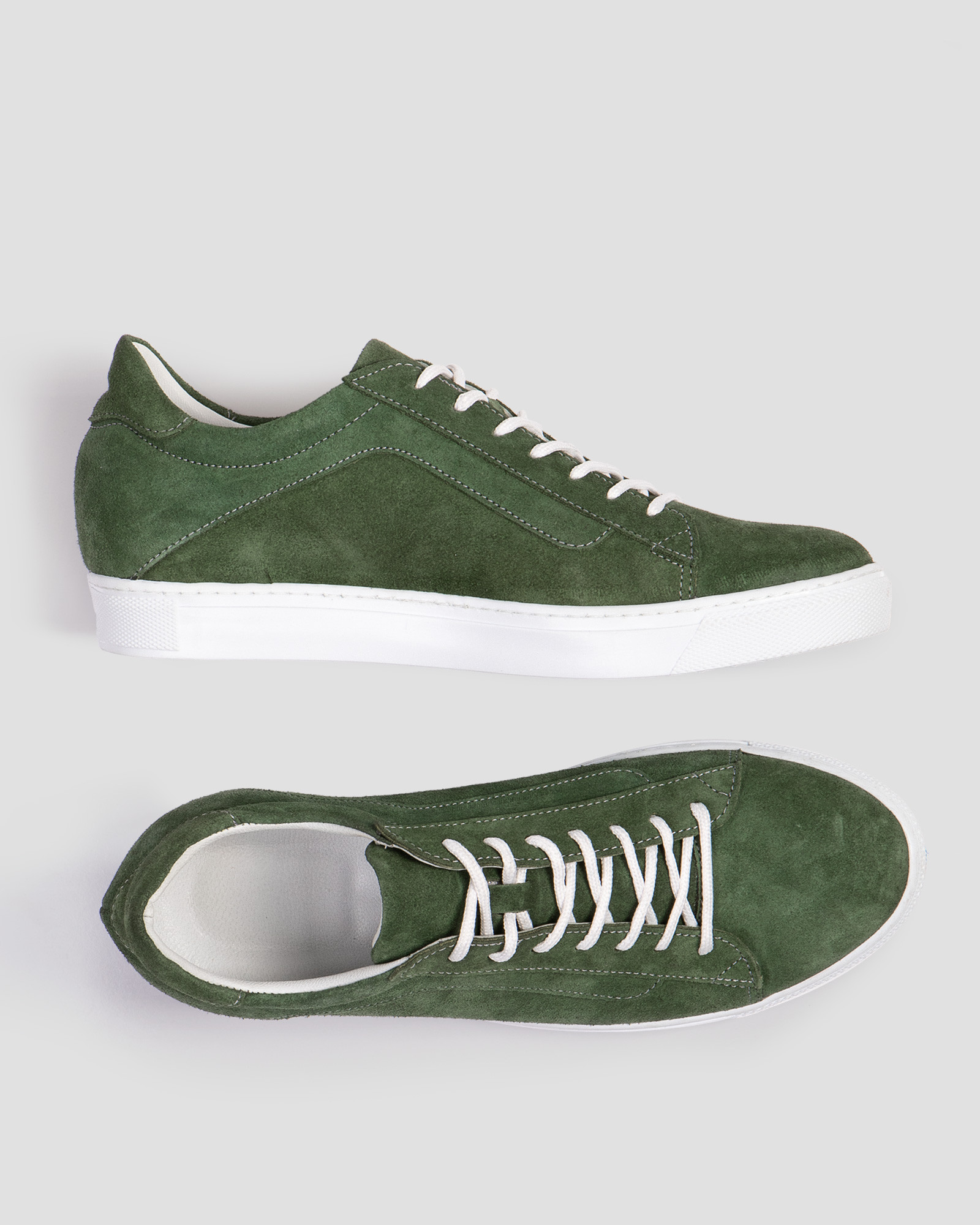 کفش روز مره سبز بندی مردانه با چرم طبیعی 17444110
