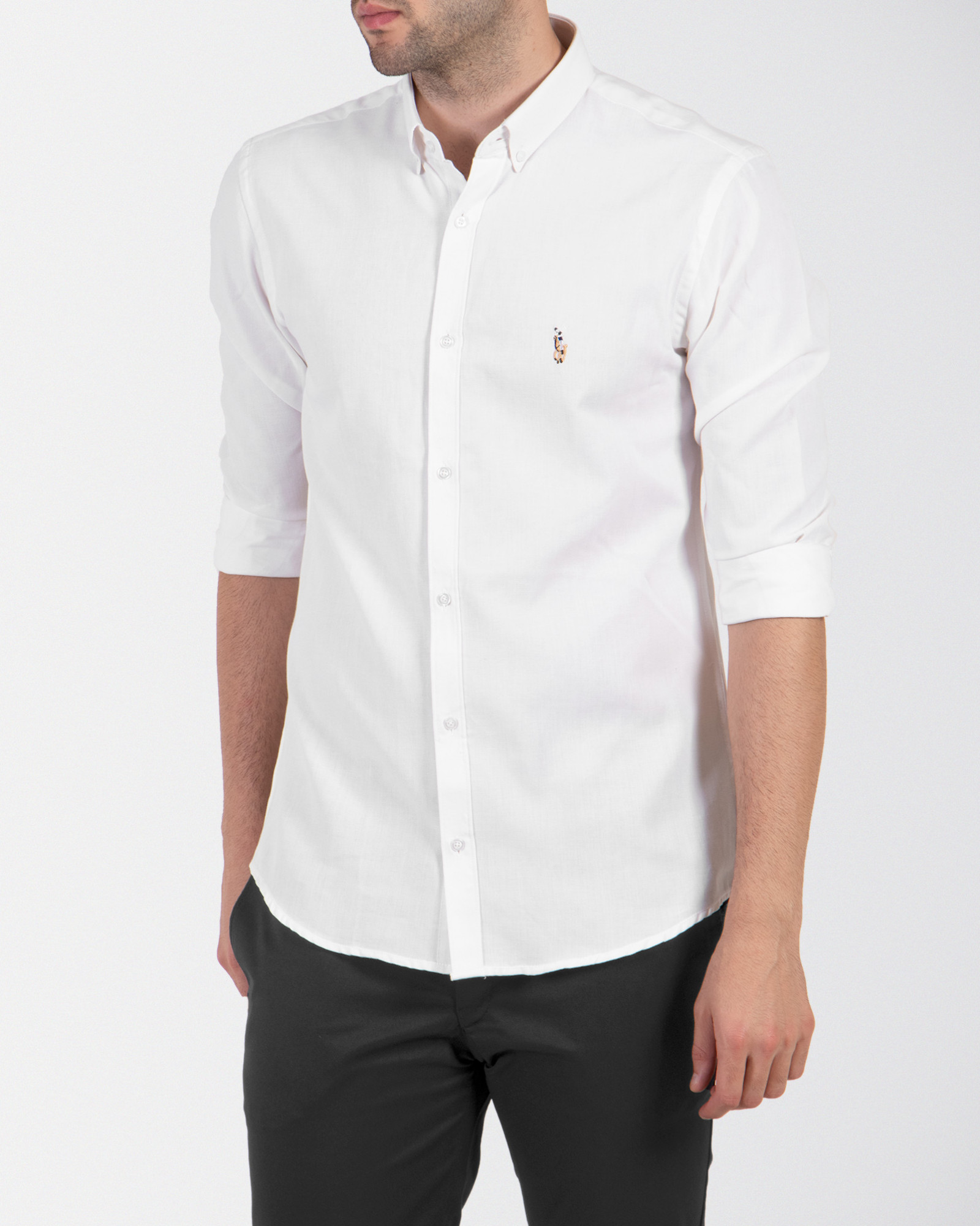خرید اینترنتی پیراهن آستین بلند سفید18221171