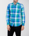 خرید اینترنتی پیراهن آستین بلند مردانه آبی 18220156