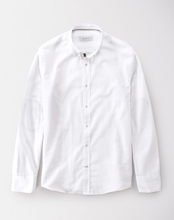 پیراهن  آستین بلند سفید 18221197