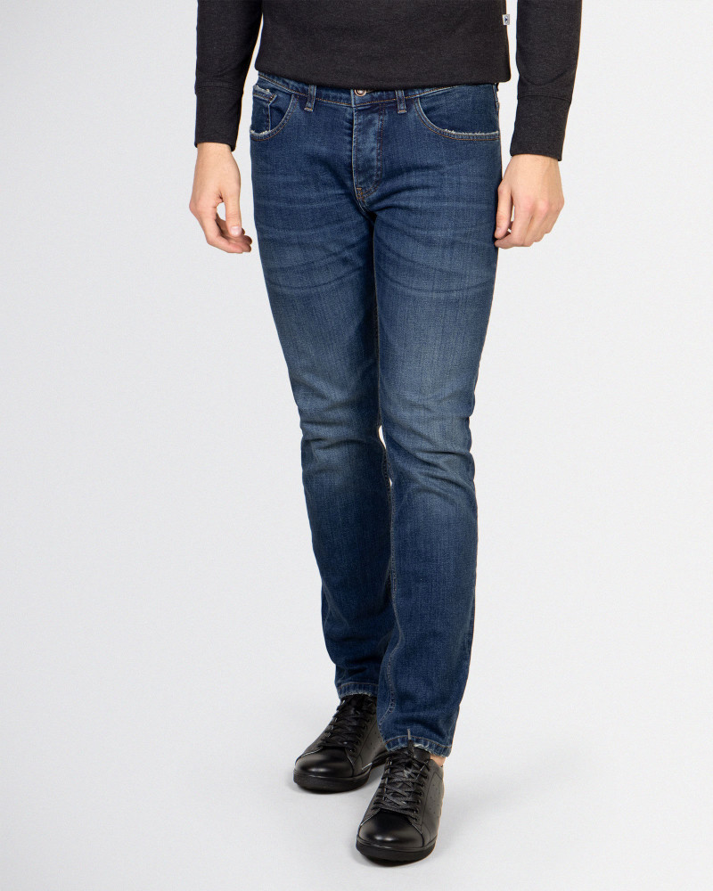 خرید اینترنتی شلوار جین سنگشور دار مردانه 18324322