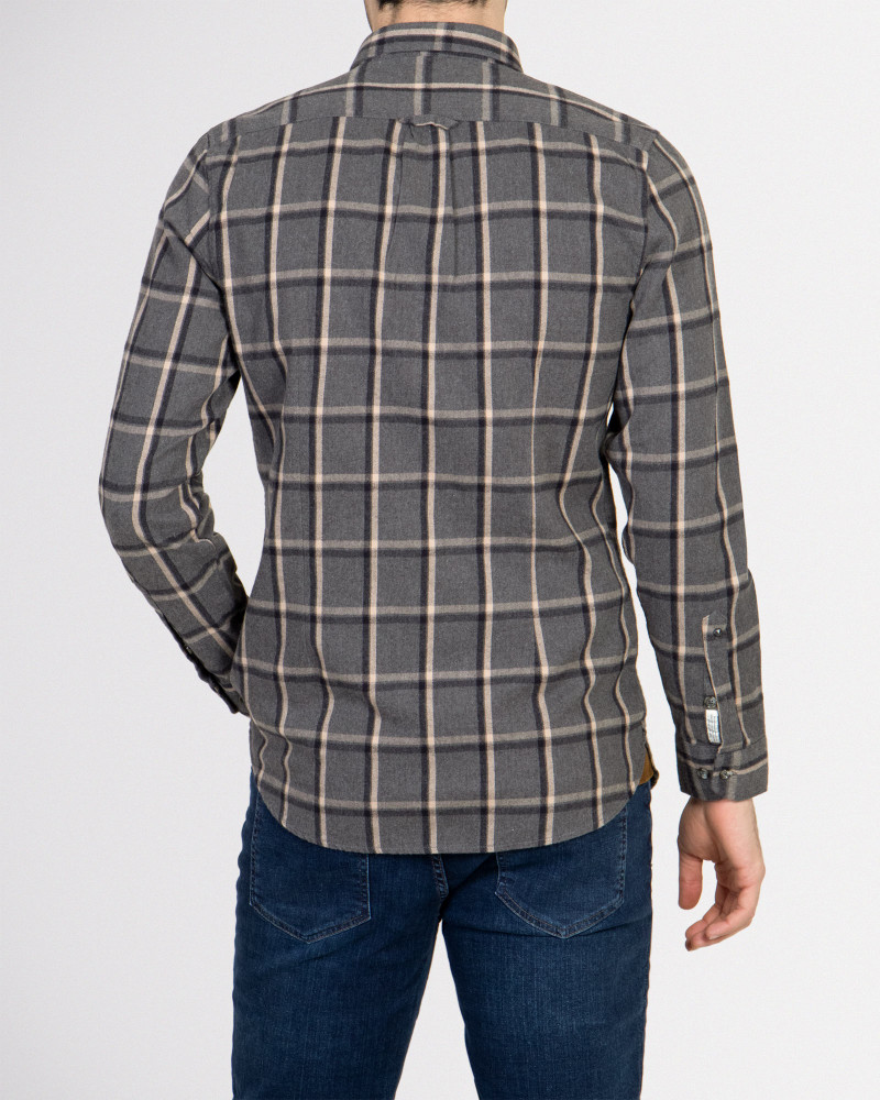 خرید پیراهن پشمی مردانه خاکستری 18320215