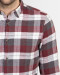 خرید پیراهن مردانه پشمی زرشکی 18320218