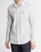 خرید اینترنتی پیراهن آستین بلند روزمره مردانه راه راه سفید 18420214