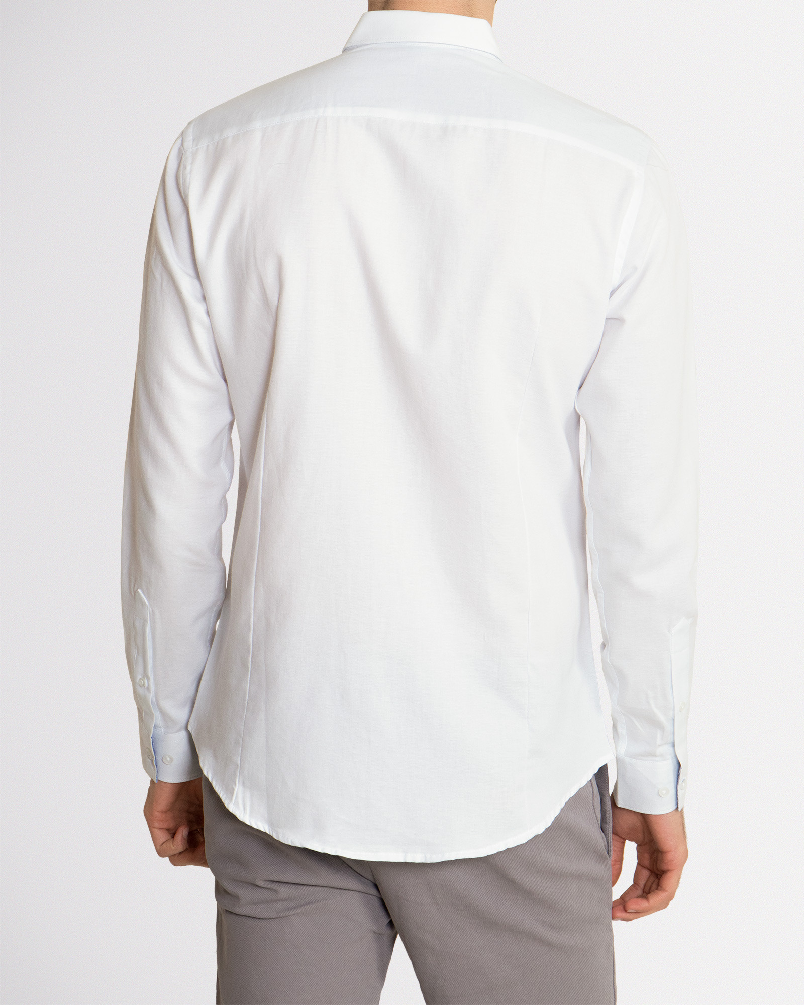 خرید پیراهن مردانه ساده سفید 18421168