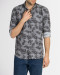 خرید اینترنتی پیراهن مردانه طرحدار خاکستری 18420331