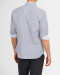 خرید پیراهن آستین بلند طرحدار مردانه سرمه ای 18420329
