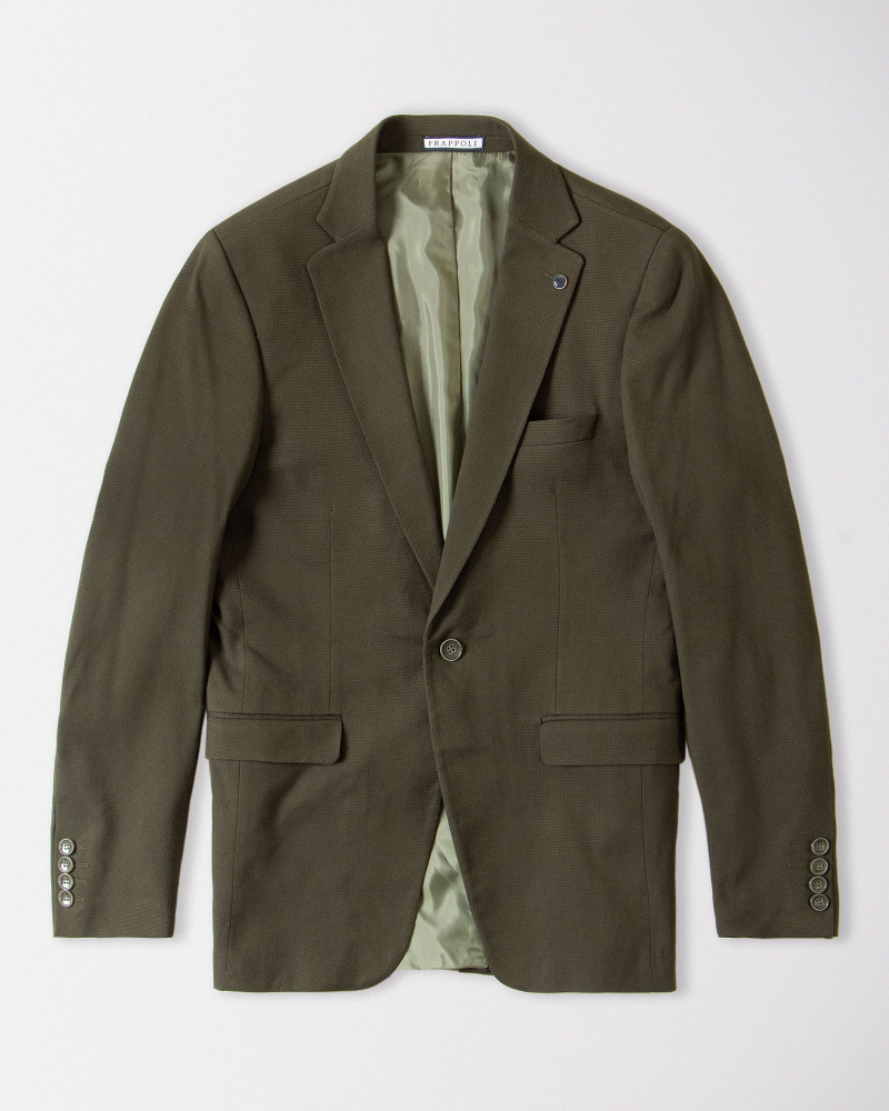 کت تک مردانه روزمره تک دکمه سبز 18446158