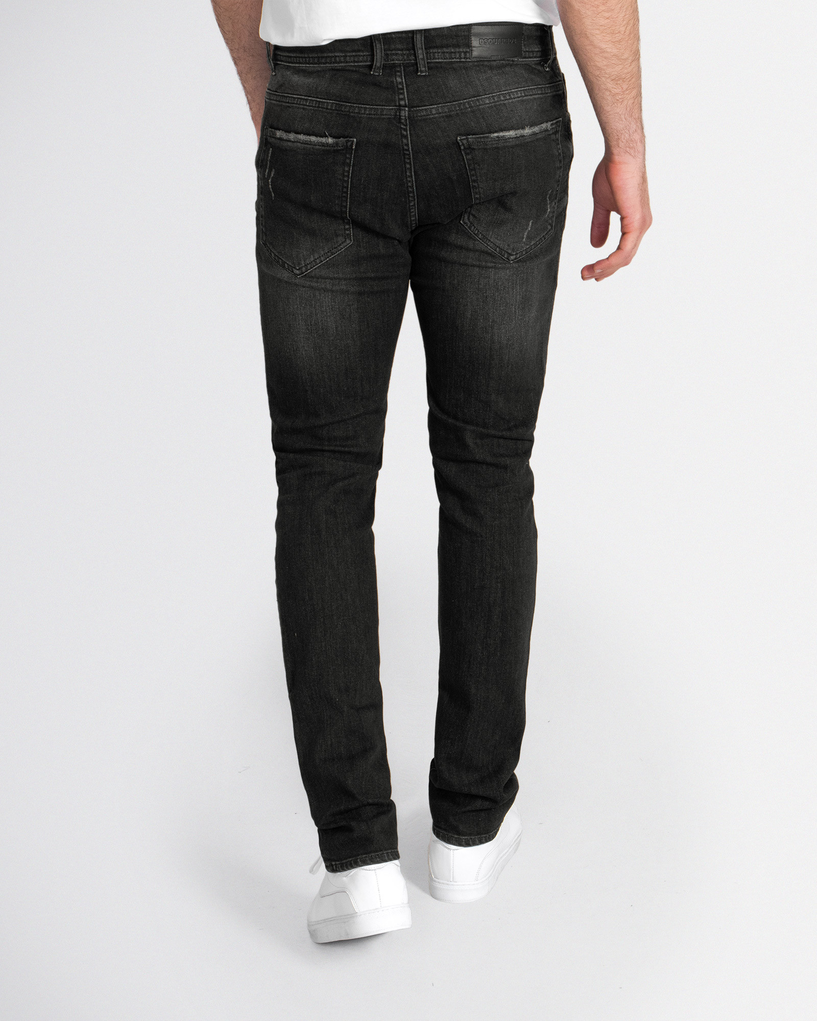 خرید شلوار جین زاپدار مردانه ذغالی 18424377