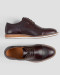 خرید کفش روزمره مردانه چرم طبیعی بندی قهوه ای تیره 18444185