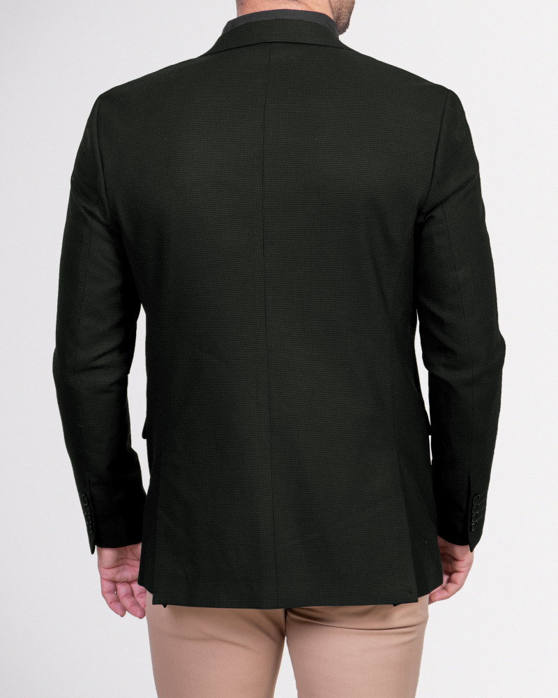 خرید کت تک مردانه دو دکمه رسمی سبز تیره 18447106