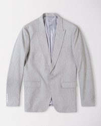 کت تک مردانه رسمی تک دکمه خاکستری 18446162