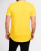 خرید تیشرت مردانه آستین کوتاه یقه گرد زرد 19129193