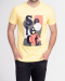 خرید اینترنتی تیشرت مردانه طرحدار زرد 19129189