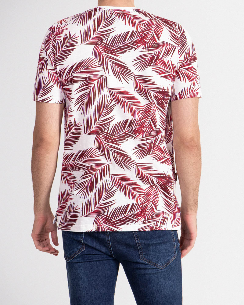 خرید تیشرت مردانه هاوایی قرمز 19229297