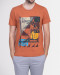 خرید تیشرت  نارنجی مردانه چاپ دار 19229308