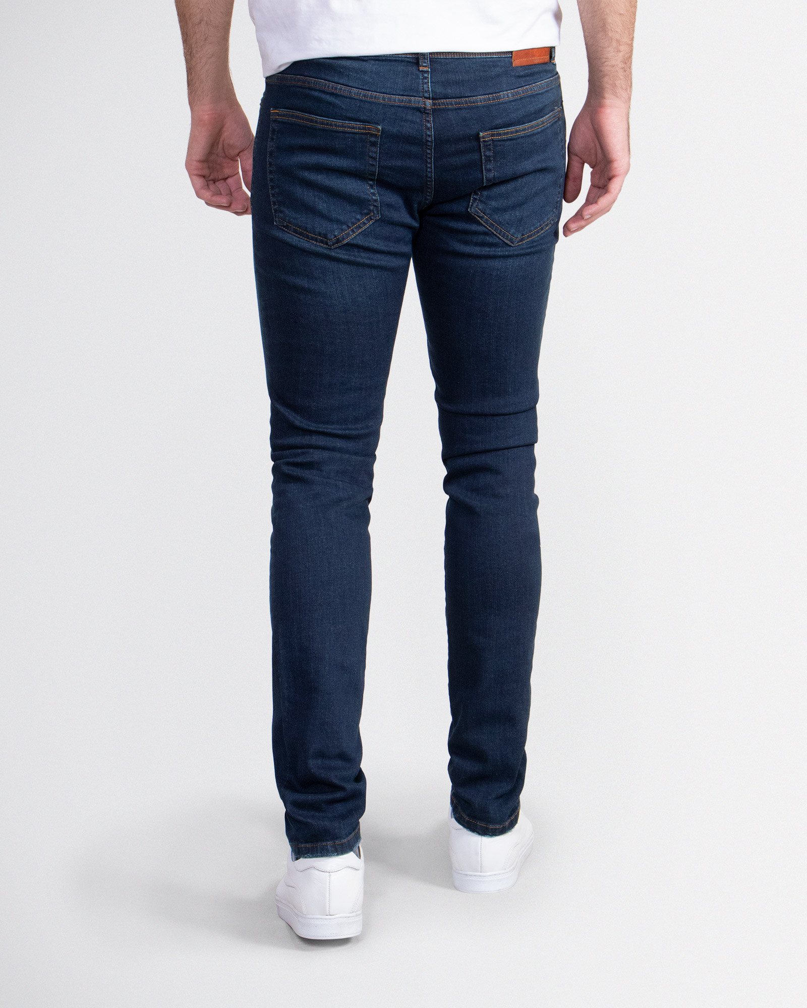 شلوار جین زاپ دار مردانه آبی تیره19224436