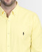 خرید پیراهن مردانه ساده زرد 18121101