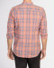 خرید پیراهن مردانه آستین بلند چهارخانه نارنجی 19220429