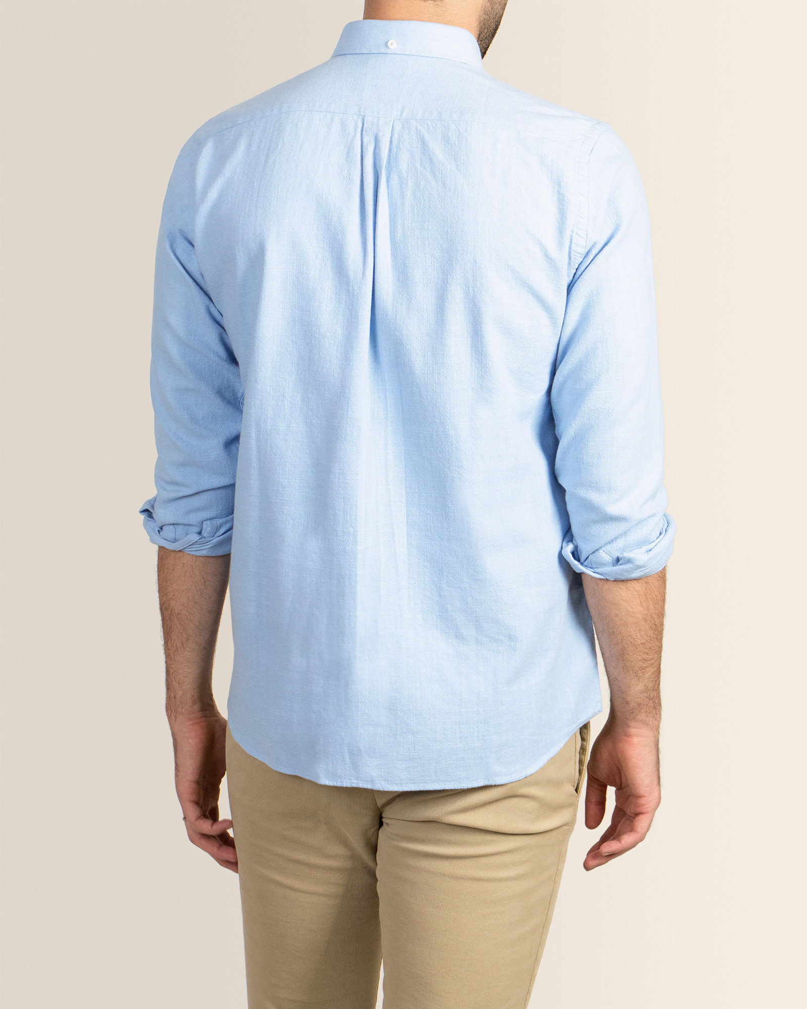 خرید پیراهن مردانه آستین بلند آبی 19352135