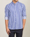 خرید اینترنتی پیراهن آستین بلند مردانه آبی 19420443