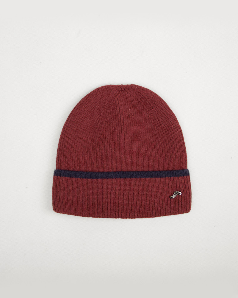کلاه زمستانی مردانه بافت زرشکی 19439163