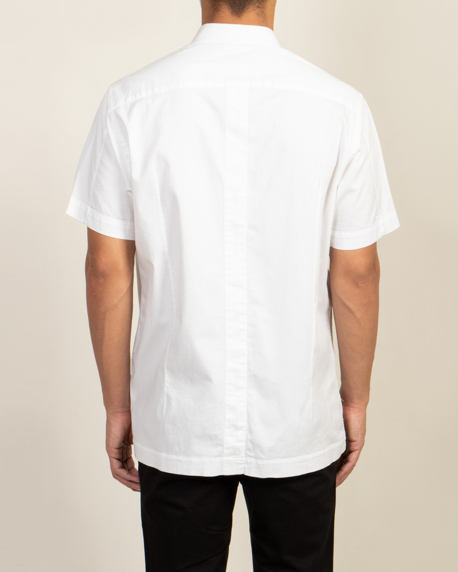 خرید اینترنتی پیراهن دو جیب سفید ساده19422114