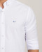 پیراهن آستین بلند ساده سفید 19421187