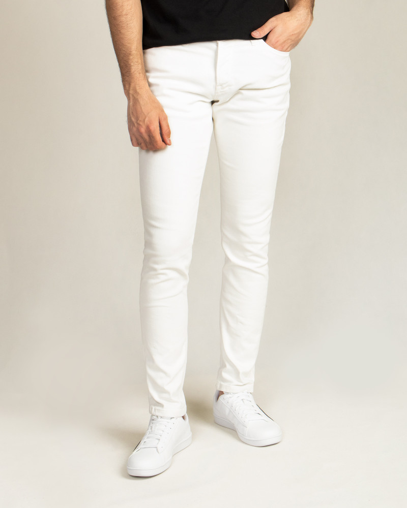خرید اینترنتی شلوار جین مردانه سفید 19224413