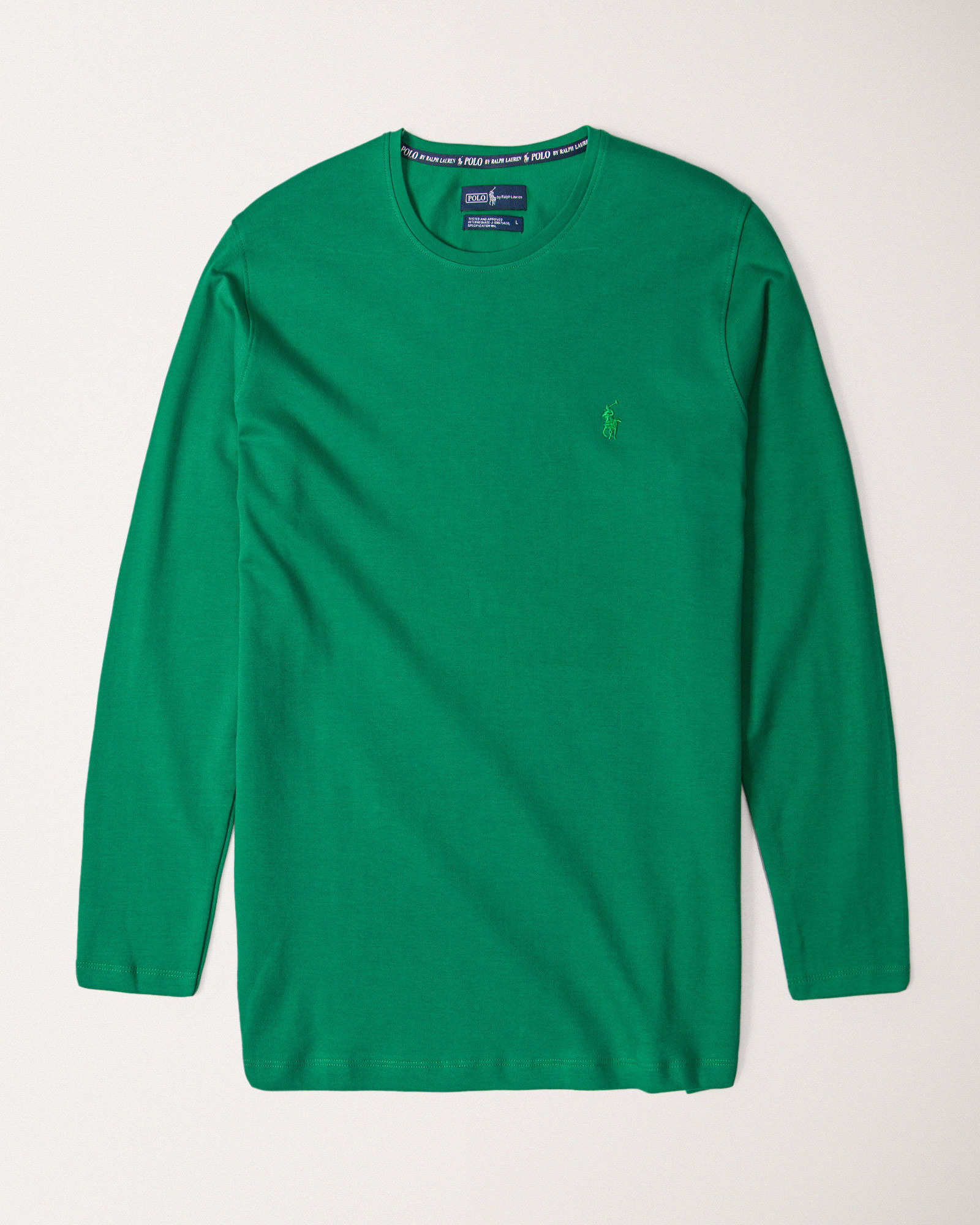 تیشرت سبز آستین بلند مردانه19328114