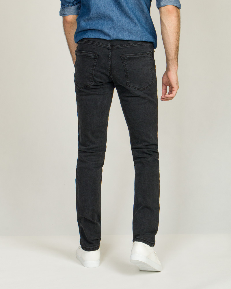 خرید شلوار جین مردانه اسلیم ذغالی 20111107