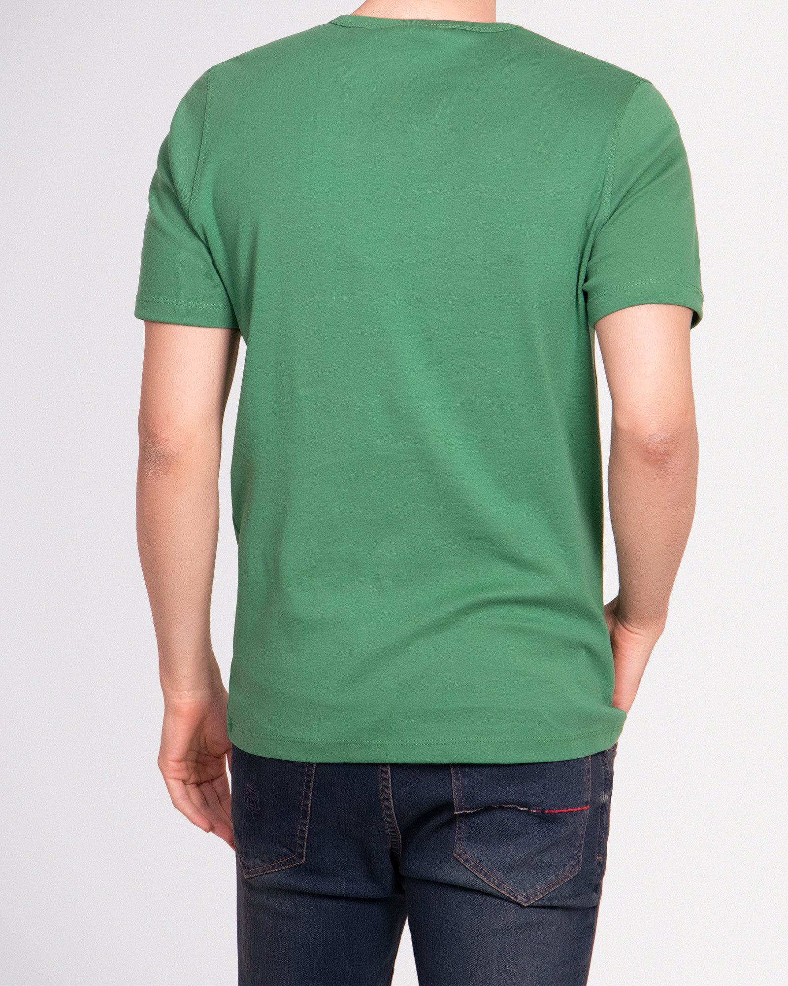 خرید تیشرت آستین کوتاه مردانه ساده سبز 20195102