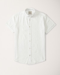 پیراهن طرح دار سفید 20123207