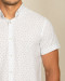 پیراهن شیک طرح دار سفید 20123207