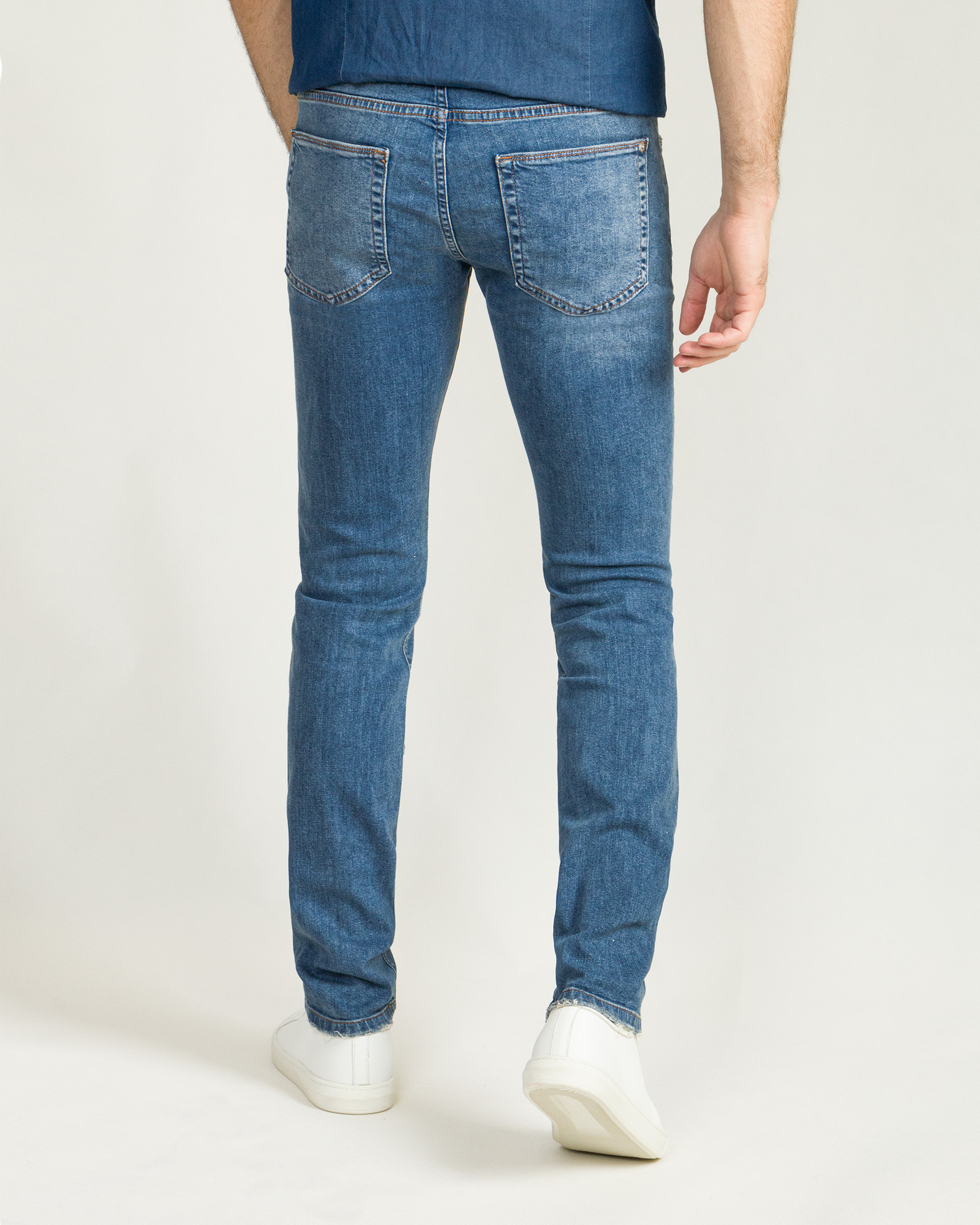 خرید شلوار جین مردانه پنبه کش آبی 20111114
