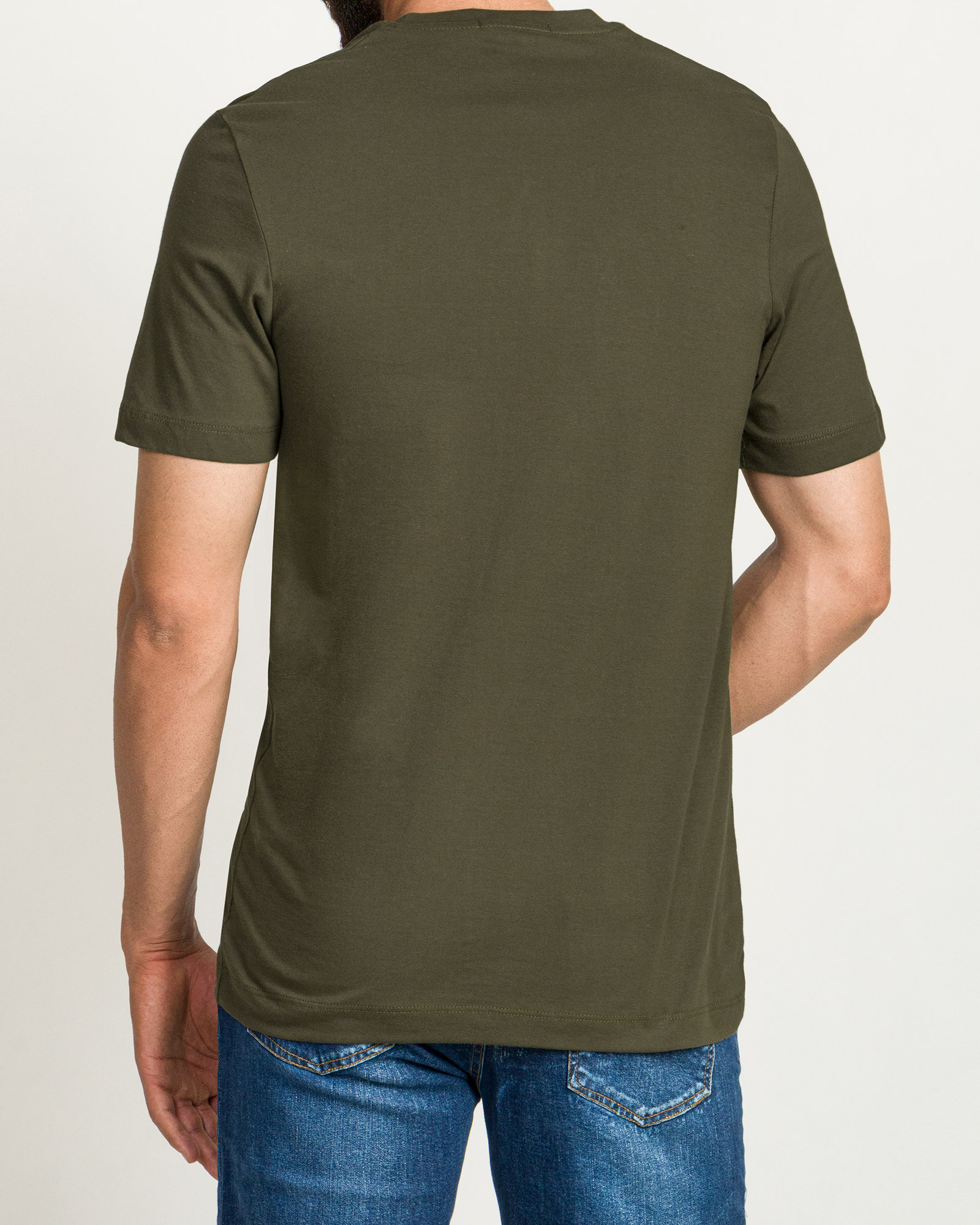 خرید تیشرت آستین کوتاه مردانه چاپ برجسته سبز 20196127