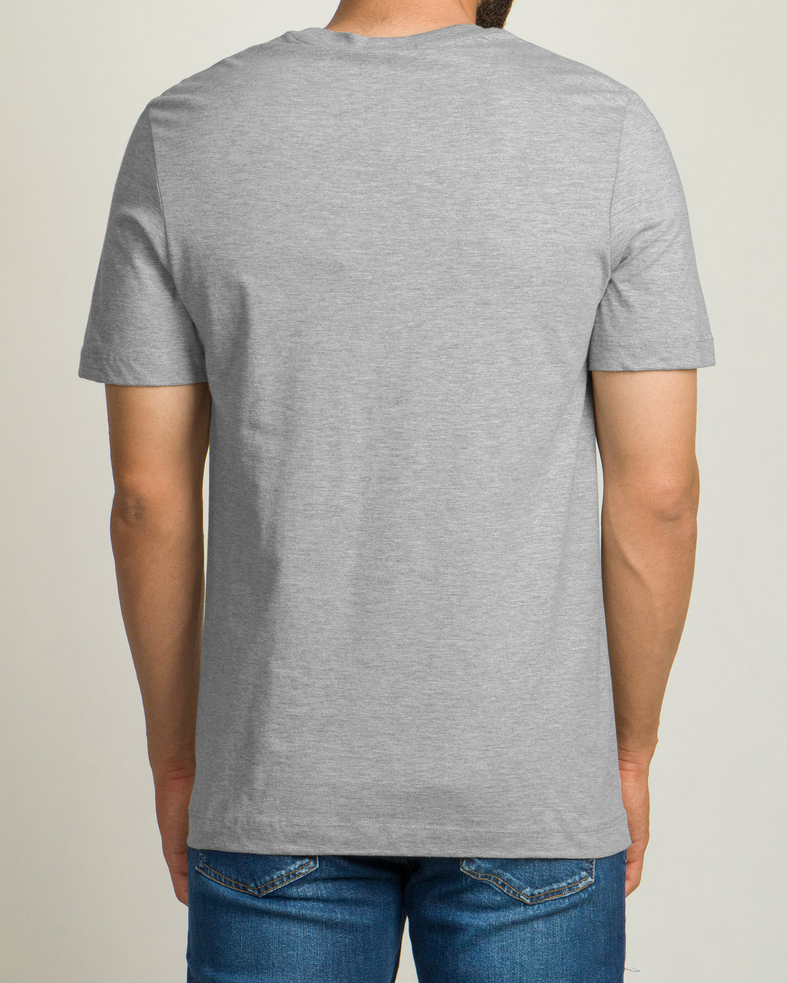 خرید تیشرت آستین کوتاه مردانه چاپ برجسته خاکستری 20196127