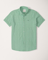 پیراهن آستین کوتاه مردانه سبز روشن 22022220