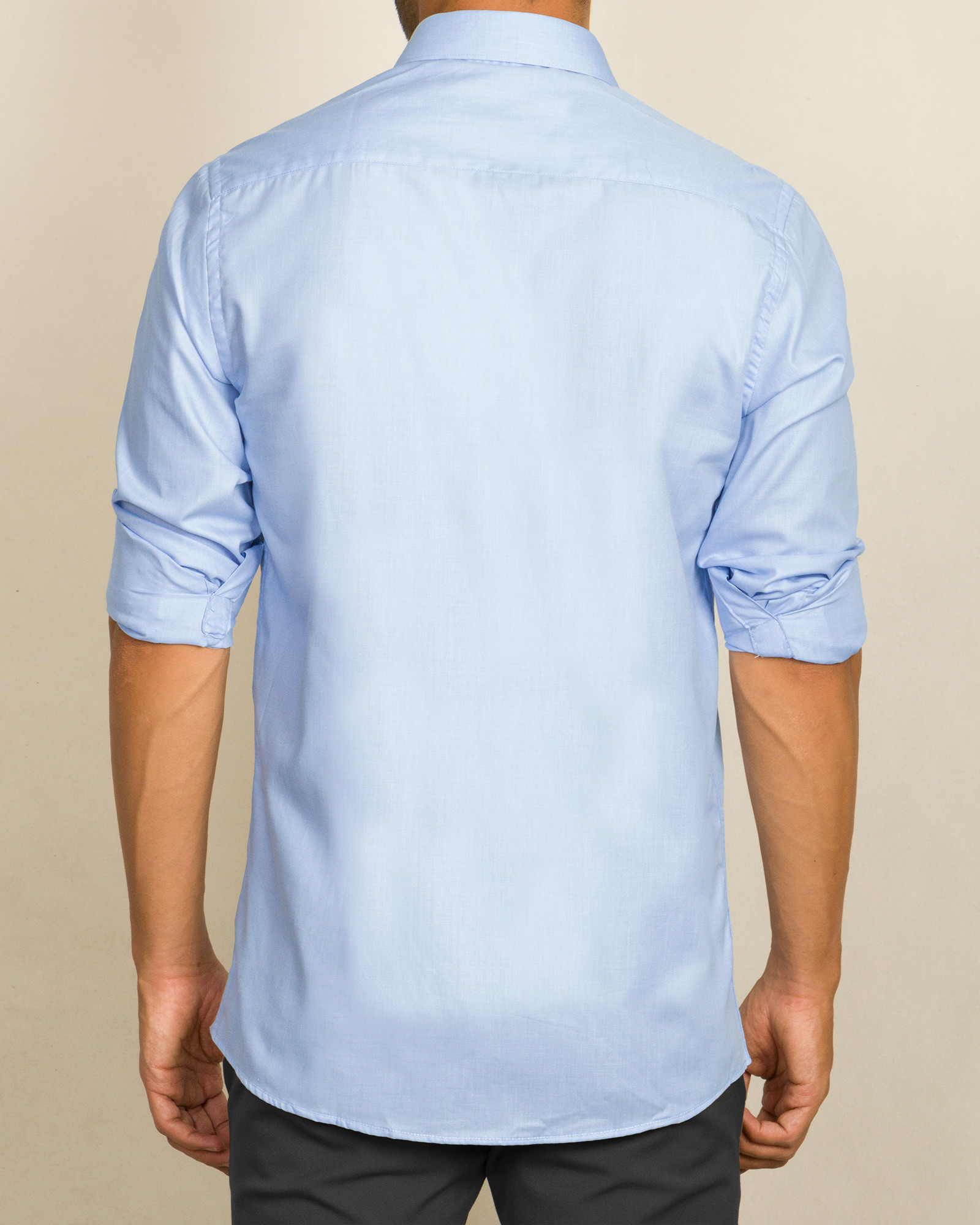 خرید اینترنتی پیراهن مردانه آستین ابی روشن   20221212