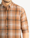 پیراهن مردانه قهوه ای روشن20497131