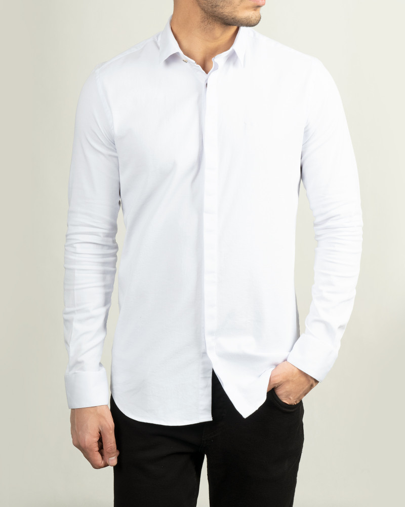 پیراهن سفید مردانه شیک 20421226