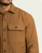 پیراهن کتی مردانه آستین بلند قهوه ای روشن 21252207