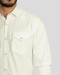 پیراهن ساده مردانه آستین بلند سفید 21421239