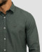 پیراهن نیمه ضخیم مردانه آستین بلند سبز 22368124