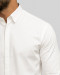 پیراهن آستین بلند ساده شیری 22221268